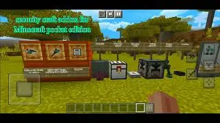 Security craft addon for Minecraft pocket edition |