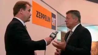 bauma 2013 Zeppelin's Michael Heidemann (German)