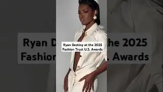 Ryan Destiny in Schiaparelli at the Fashion Trust Award is what dreams are made of! #RaquelFord