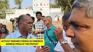 ACTIVIST MARIANO FURIOUS AS CONGRESS ADDRESS PRESS AT THE PROTEST