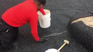 Gluing Polylast Bunker Liners