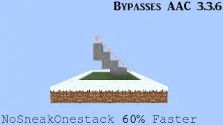 NoSneakOnestack 60% Faster for AAC 3.3.6 | LiquidBounce Client