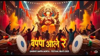 Bappa Aale Re | Energetic Ganpati Song 2025 | Ganpati Bappa Morya Dance Mix #ganpatibappamorya