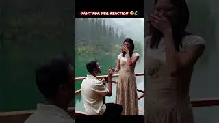 Wait for her reaction 😍💍
