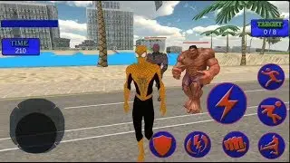 Flying Spider Hero City Rescue Missions | Spider Hero Vs Incredible Monster Final Battle - GamePlay
