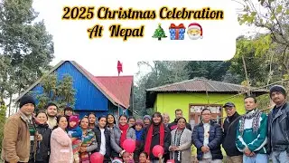 CHRISTMAS CELEBRATION AT NEPAL🎄✨️🎅🎁#Christmas vibe #Funvedio #travel 