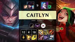 Caitlyn ADC vs Jinx: Godlike - KR Master Patch 14.23