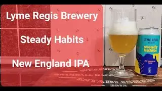 Lyme Regis Brewery | steady habits | NEIPA 5% | New England IPA | Beer Review