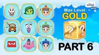 Disney Emoji Blitz GOLD Emojis (Part 6) - Max Level