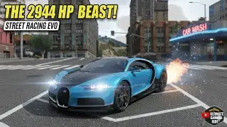 THE BEAST IS HERE! 😈 Bugatti Chiron Gameplay | Street Racing EVO: Car & Moto (Android/iOS)