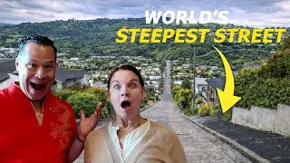 World&rsquo;s Steepest Street in Dunedin&hellip; We Were Not Ready