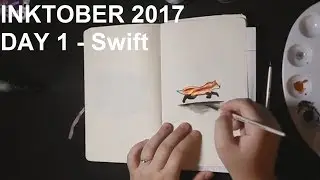 INKTOBER 2017 DAY 1 - Swift