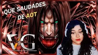REACT - Rap do Eren - O &uacute;ltimo Grito da Humanidade (Shingeki No Kyojin) | VGBeats