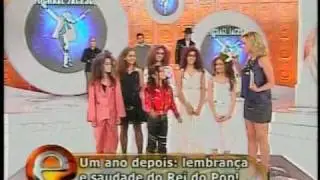 Pepê jackson no programa da Eliana