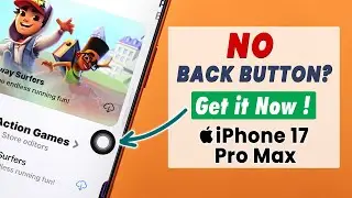 How to Add a Back Button on iPhone 17 Pro Max | Pro