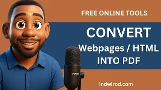 How to convert from html to pdf through i love pdf
