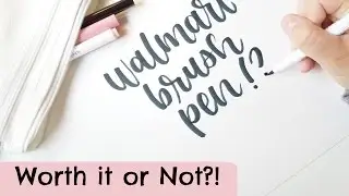 Walmart Brush Pens vs. Tombow Dual Tip Brush Pens?! Cheap Brush Markers - Worth it or not?