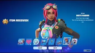 Fortnite | Battle Pass Reward | Page 11 | Brite Raider Outfit | Preview Styles | Chapter 5 Season 3.