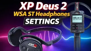 XP WSA ST Headphones Settings and Detecting /Coin and Silver Finds Metal Detecting /Audio 1 Settings