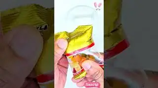 ASMR Haribo Goldbears 🧸 EXTREME Crinkles & Pours #Shorts #Satisfying