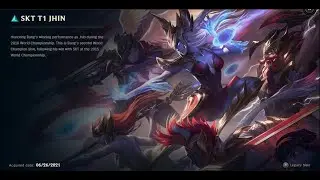 SKT T1 JHIN SKIN SPOTLIGHT-09-17-2024