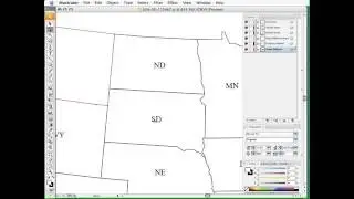 Map Resources - USA Map in Adobe Illustrator with All 50 States