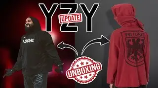 YEEZY UPDATE + RED VULTURES LONG SLEEVE UNBOXING & SIZE GUIDE