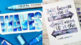 Oddly Satisfying Art Design Video Compilation | Most Satisfying Lettering and Calligraphy #32