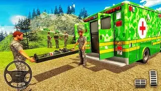US Army Ambulance Driving - Humvee Rescue Truck Simulator - Android Gameplay