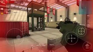 Pixel Strike 3D- Default weapon gameplay.