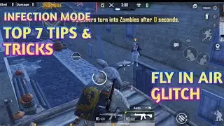 INFECTION MODE 🎃SECRET TOP 7 TIPS AND TRICKS  || PUBG MOBILE INFECTION MODE GLITCH