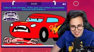 JUANSGUARNIZO JUGANDO GARTIC PHONE CON D3STRI, PATO, ZORMAN, CAROLA, TANIZEN, JACKY, GENESIS