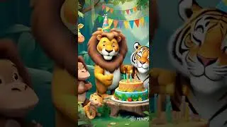 happy birthday lion #trending  #happybirthday #birthdaycake