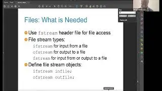 15. C++ Lessons Nested Loop and File Input Output fstream ifstream