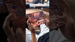 What do you think of gaming on the Huawei Mate XT tri-fold phone #bgmi #pubgmobile #gaming  #shorts