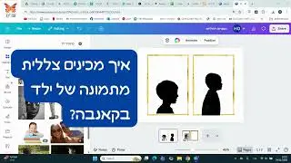 איך מכינים צלליות מתמונות בקאנבה?