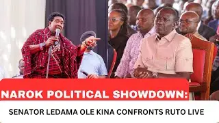 🔥Shocking Showdown: Drama Unfolds in Narok as Senator Ledama challenges Ruto over Land Dispute