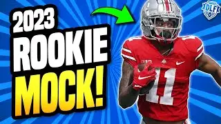 3 LIVE 2023 Superflex Rookie Mock Draft | Dynasty Fantasy Football