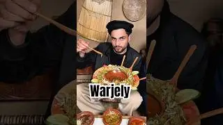 Eating Warjely &ndash; Traditional Swati Dish | Crunchy & Delicious! 😍 #ASMR #streetfood