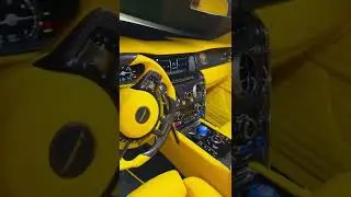 Rolls Royce💛 best design interior perfect detail #shorts
