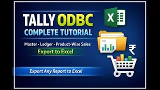 Tally ODBC Complete Tutorial | Master, Ledger & Product-Wise Sales Report to Excel