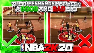 THE DIFFERENCE BETWEEN A GOOD & BAD BIGMAN IN NBA2K20