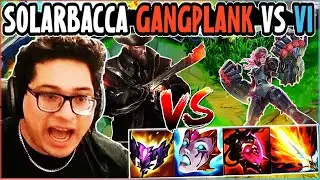 SOLARBACCA AP Gangplank Vs Vi Mid - NA Grandmaster - Patch 14.4