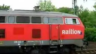 DB Railion V160 225 001-7 Start up