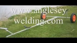 Folding Dinghy Launch Launching Sailing Trolley