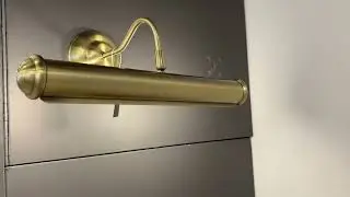 Lucendi Barnes Picture Light Brass Wall Lamp