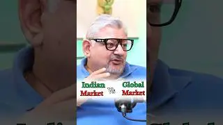 INDIAN STOCK MARKET VS GLOBAL STOCK MARKET 🚨| DEEPAK WADHWA | #stockmarket #shorts