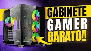 Melhores GABINETES GAMERS CUSTO BENEFÍCIO e BARATOS em 2025 com Fans Minimalistas e Aquários.