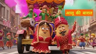 Aalu Ki Barat NEW VERSION! | Kids Hindi | Hindi Cartoon Video | Aloo Ki Barat | PIKOO TV