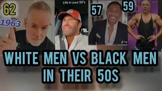 WHITE MEN VS BLACK MEN IN THEIR 50s AGING CHALLENGE EXPLAINED #tiktokviral